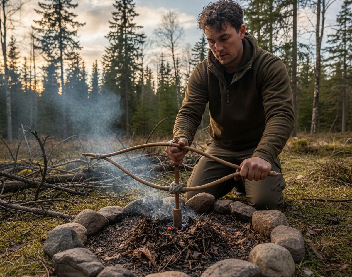 Comment faire du feu sans briquet dans la nature : 7 techniques primitives infaillibles